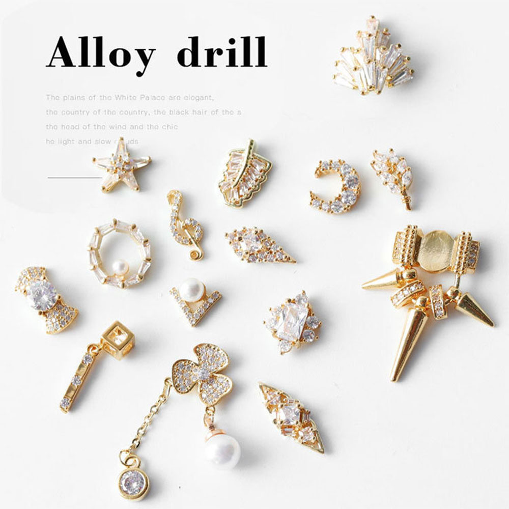 [Hàng mới về] Phụ kiện đính đá 3d trang trí móng tay thời trang