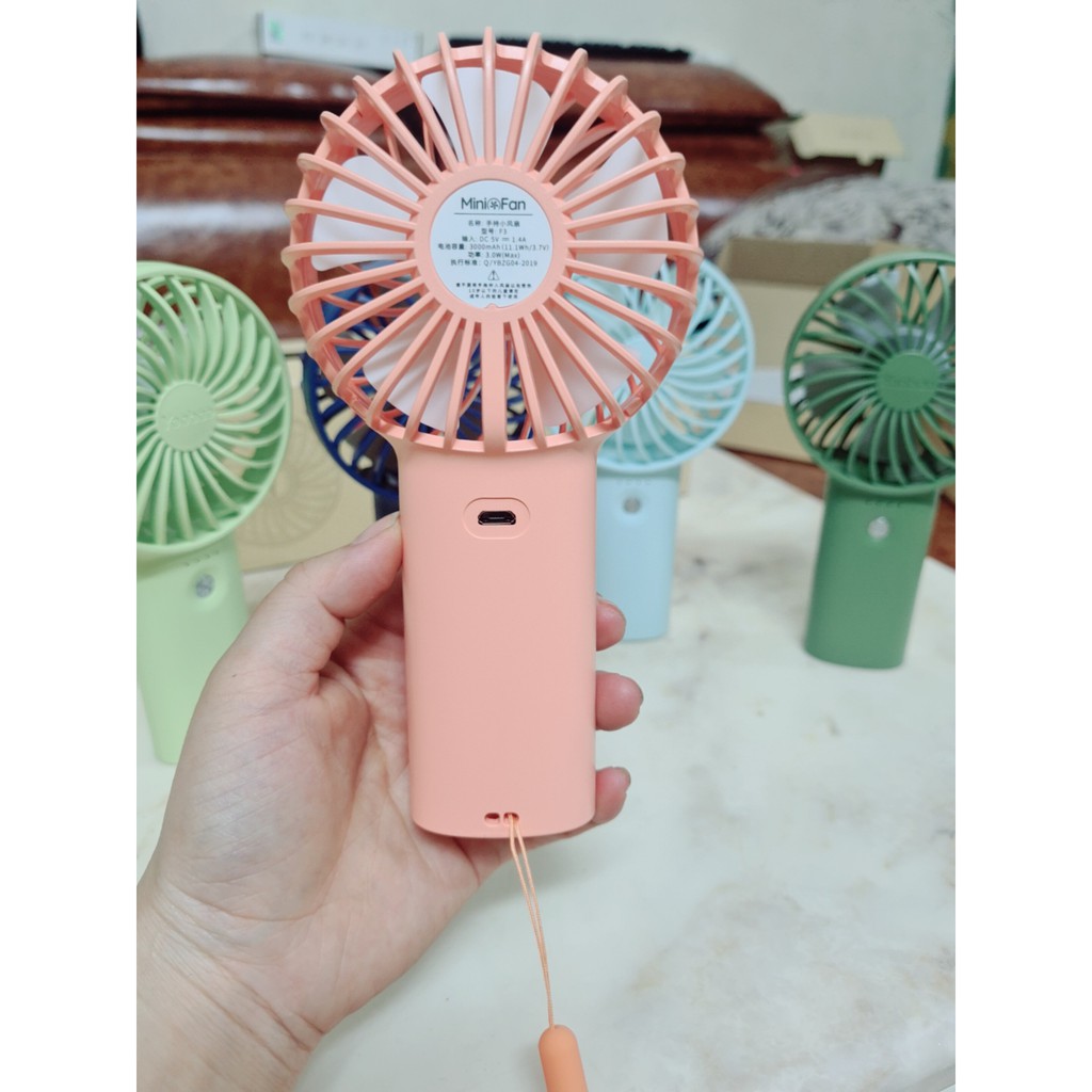 Quạt cầm tay Yoobao F03 3000mAh bảo hành 1 tháng đổi mới | BigBuy360 - bigbuy360.vn