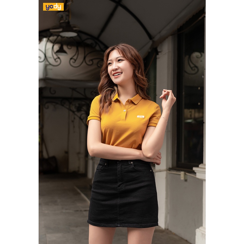 Áo Polo Nữ Mắt Chim YODY - Áo Cộc Tay Có Cổ Chất Liệu Cotton Thoáng Mát, Trẻ Trung, Năng Động, Độ Bền Cao - Mã APN3340 | BigBuy360 - bigbuy360.vn