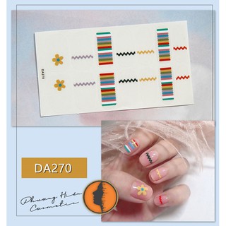 SIÊU RẺ ~ sticker dán móng tay đầy đủ