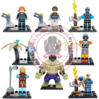 Xếp hình Minifigures Bigfig SY 275 Marvel super heroes mô hình nhân vật Hulk quicksilver ironman Ultron black widow