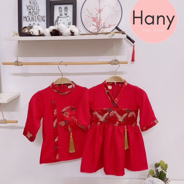 [Hany Baby] Set Áo Dài Nam Nữ Cách Tân