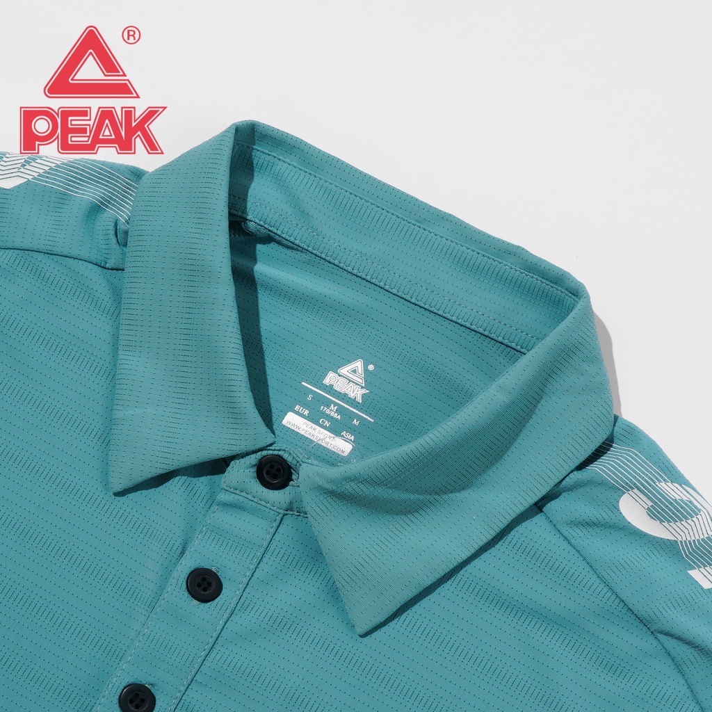 Áo Thun Polo Nam Thể Thao Có Cổ Chính Hãng Cao Cấp PEAK F6222261