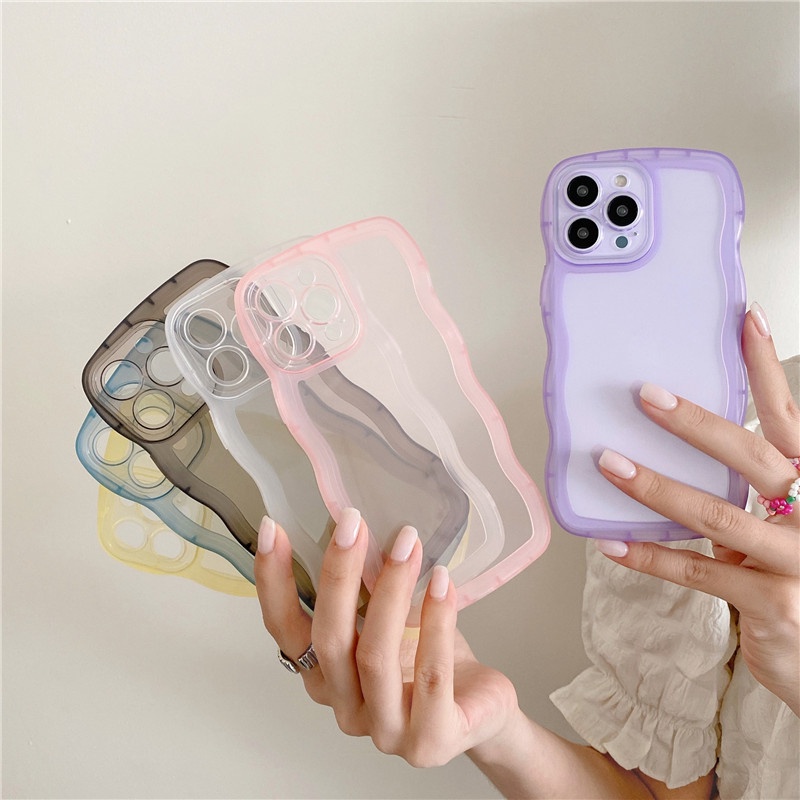 Ốp Điện Thoại Mềm Trong Suốt Chống Va Đập Cho iPhone 11 12 13 Pro Max 13Pro X XR XS Max 7 8 Plus