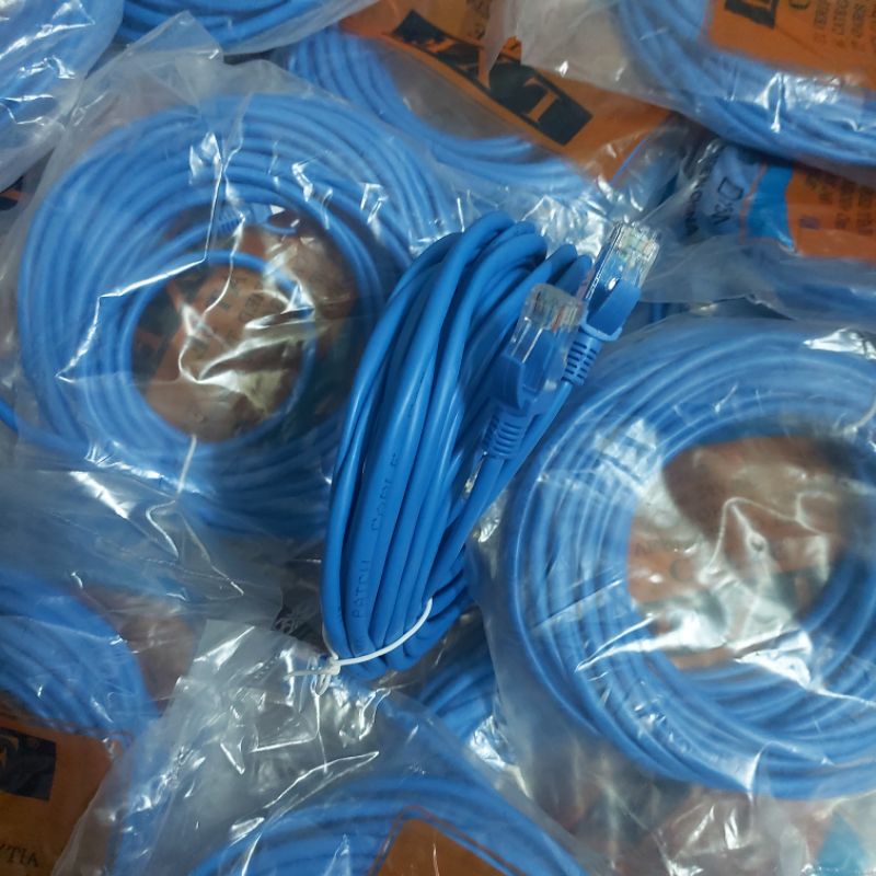 DÂY MẠNG CAT5E Bấm sẵn 2 đầu 10m 15m 20m 25m 35m 40m 50m- Dây cáp mạng lan chính hãng