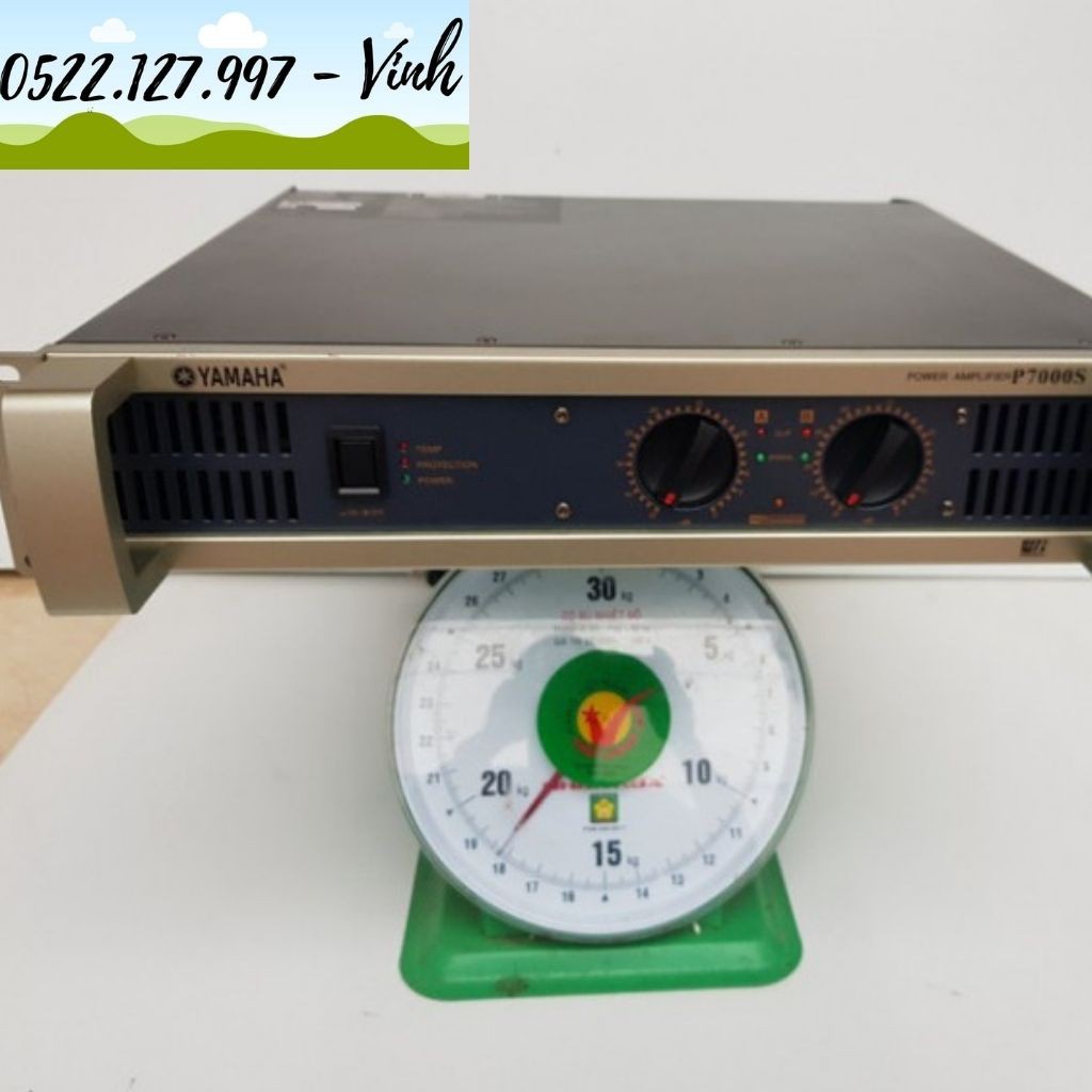Cục đẩy công suất Yamaha P7000s, hàng loại 1, 32 sò, công suất 800W/kenh - Hàng Nhập Khẩu 2022 - Gia Khang Shop