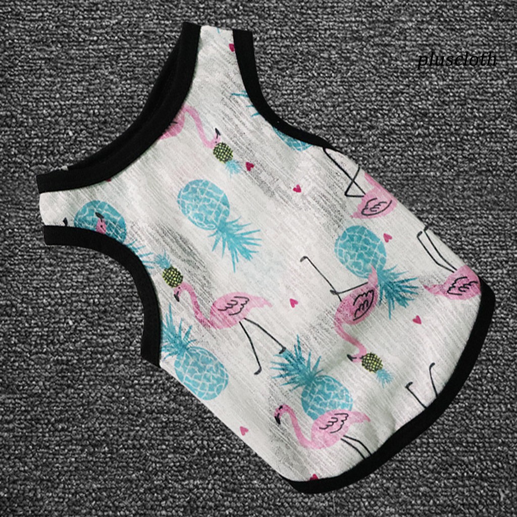 Áo Thun Cổ Tròn Thời Trang Mùa Hè Cho Thú Cưng