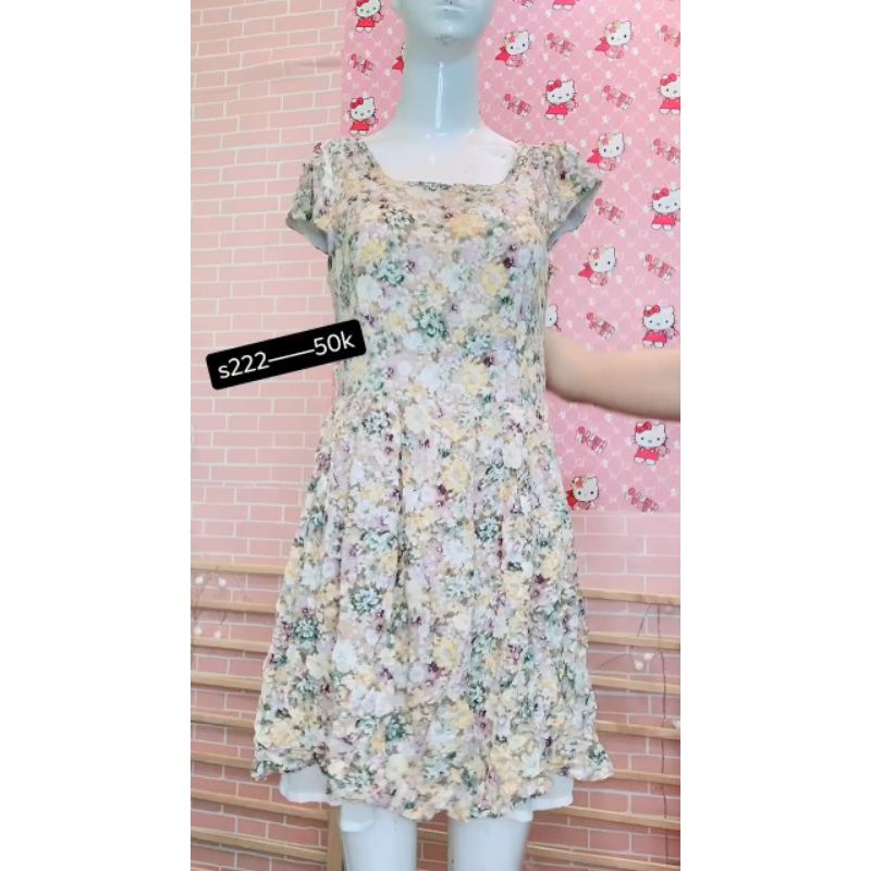 Đầm xô hoa nhí size S/M. S222
