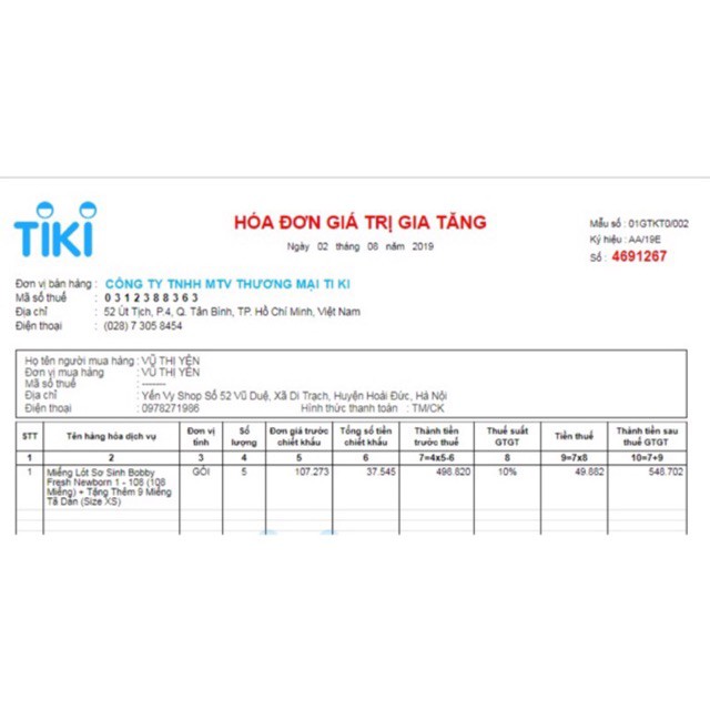 Miếng lót sơ sinh Nb1 108 miếng