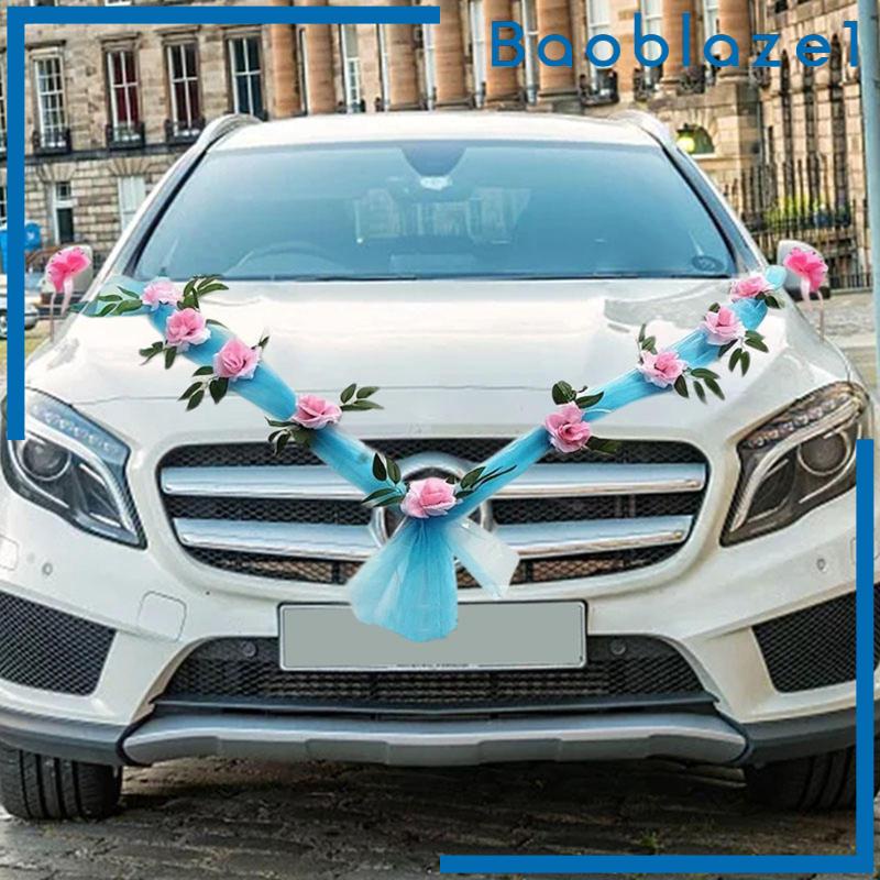 Hoa Giả Trang Trí Xe Hơi Đám Cưới