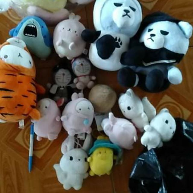 Combo gấu bông molang, cáo trắng