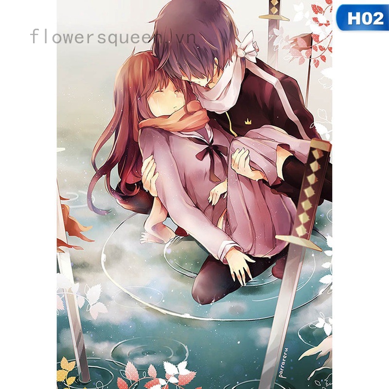 flowersqueen Tranh treo poster hoạt hình anime Nhật Bản noragami
