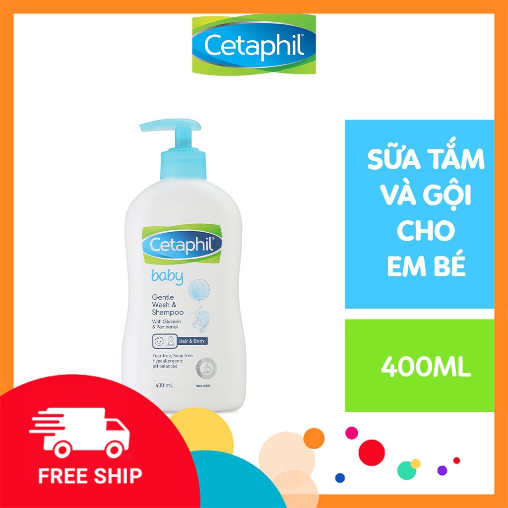 SỮA TẮM GỘI TOÀN THÂN CETAPHIL BABY 400ML