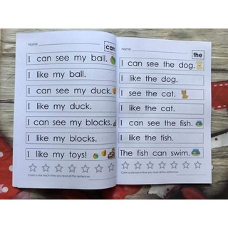 (Tặng file nghe) Bộ 4 cuốn sight words cho bé