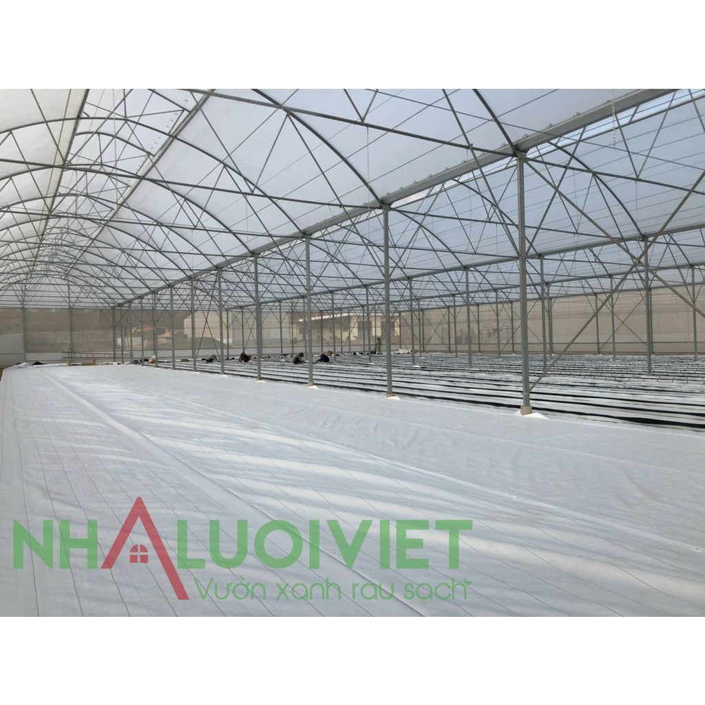 Bạt phủ chống cỏ màu trắng- khổ ngang 4m dày 120gr- hàng xuất khẩu