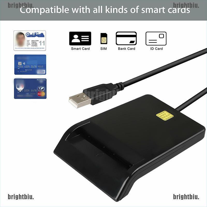 BIU USB2.0 Smart Card Reader DOD Military CAC Common Access-Bank Card-ID For Mac OS[VN]