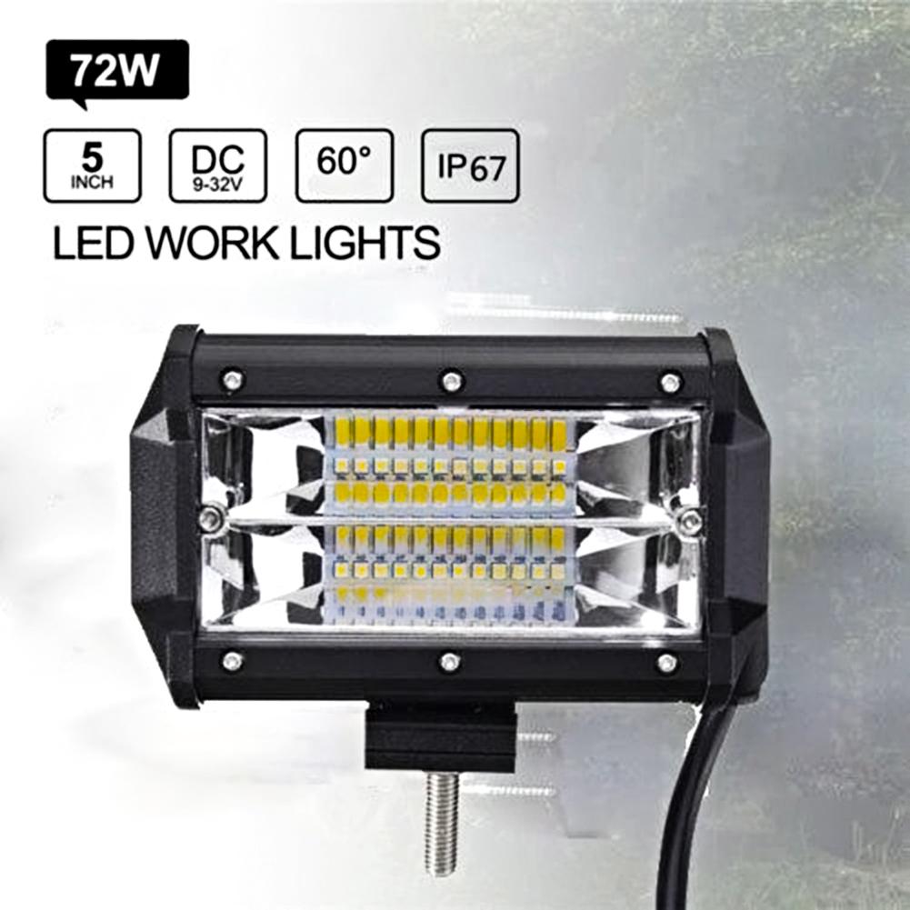 Đèn LED chiếu sáng tại chỗ 72W Đèn lái xe ô tô Fog Offroad 4WD Car Boat Truck SUV