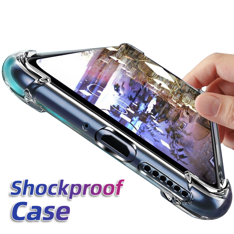 Ốp lưng trong suốt chống sốc cho Oppo F11 F9 Pro F5 F7 A93 A12e A15 A15s A3S A5S AX5s