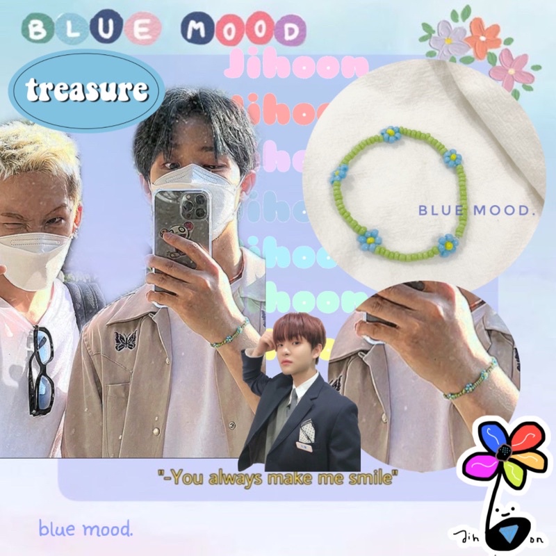 Vòng tay handmade hạt cườm Inspired Jihoon Treasure (5)