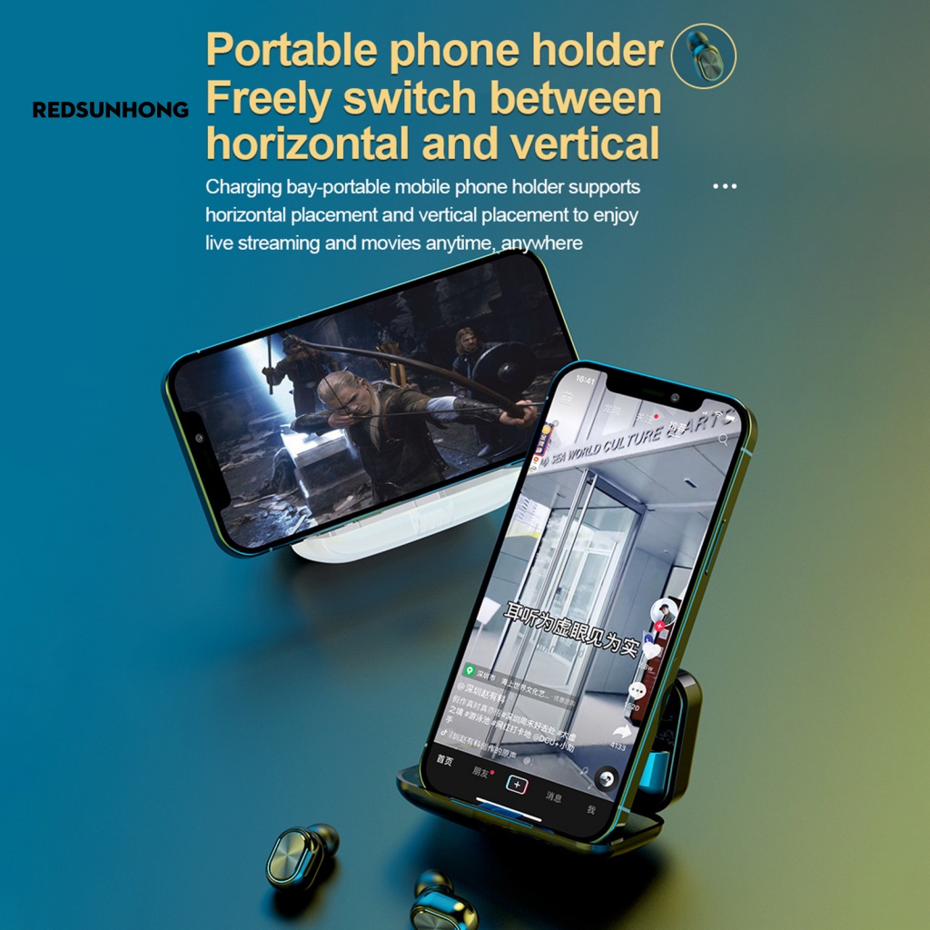 Tai Nghe Thể Thao Không Dây Trọng Lượng Nhẹ Không Dây Cảm Ứng Vân Tay