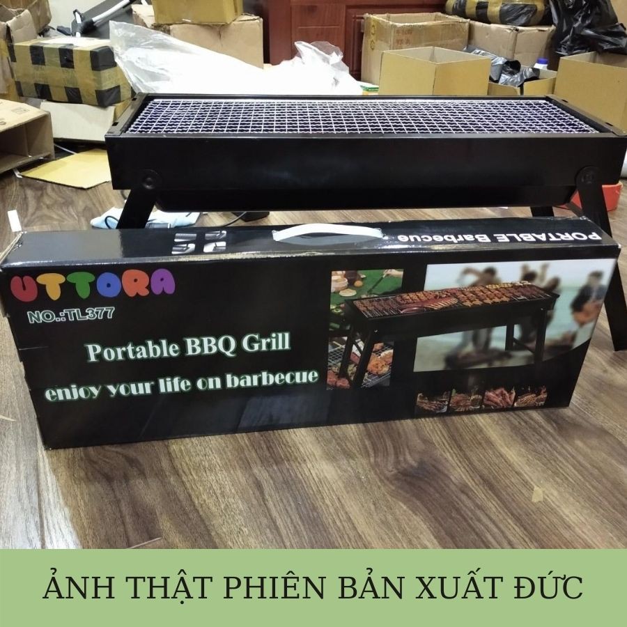 [Bán lỗ lấy sao] Bếp nướng dã ngoại BBQ, Bếp nướng than hoa không khói, Bếp nướng dã ngoại ngoài trời hàng xuất Đức