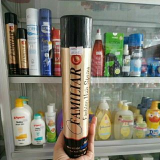 KEO XỊT GIỮ NẾP TÓC"FAMILIAR"400ML VỚI HƯƠNG THƠM DỄ CHỊU!