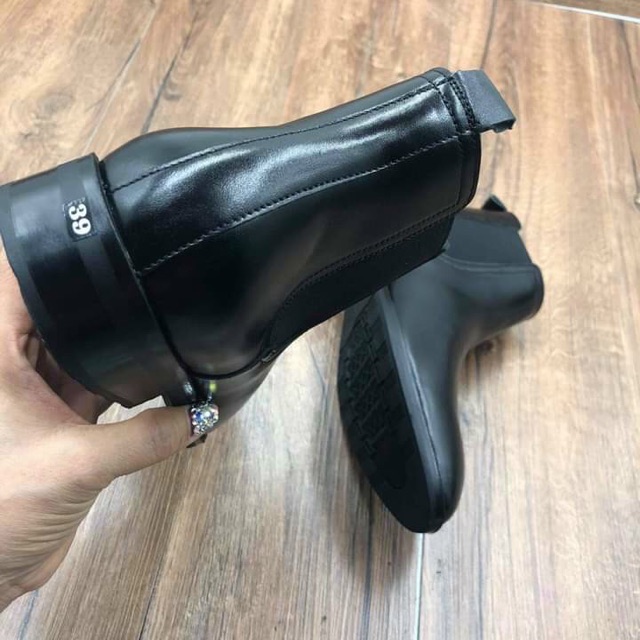 Giày Chelsea Boot - Da Bò Nguyên Tấm  - Đế Cao Su - Bảo Hành 12 Tháng