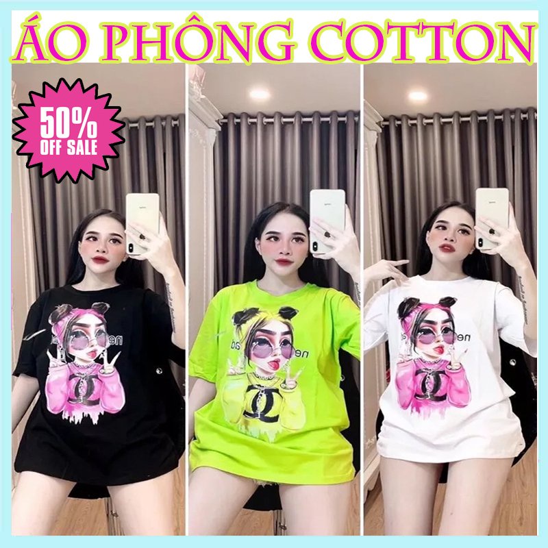 Áo thun tay lỡ unisex, Áo phông tay lỡ nam nữ form rộng chất 100% cotton mát mềm mịn giá rẻ đẹp