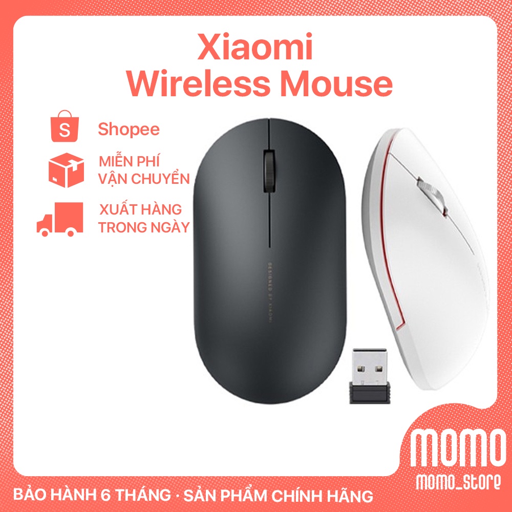 Chuột không dây Xiaomi gen 2 - Chuột Xiaomi không dây wireless Portable Mouse