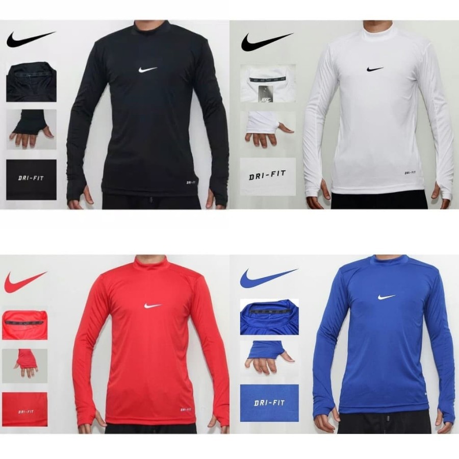 Áo Thun Nam Dài Tay Cổ Tròn Thời Trang Nike