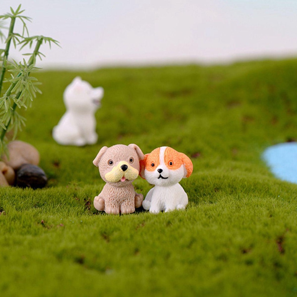 Đồ trang trí Chú Chó DANILO Mini Trang Trí Sân Vườn