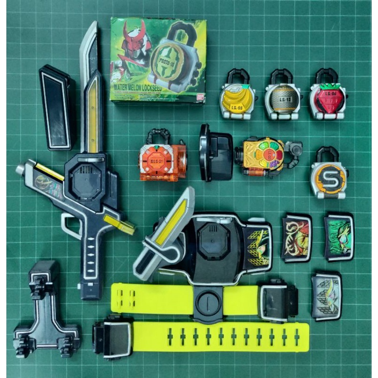 Đồ Chơi Kamen Rider Gaim | Dx Sengoku Driver, KachiDoki & Kiwami Set, Dx Water Melon Lock Seed Các loại | 2nd, NoBox