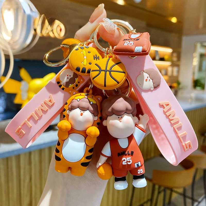 Móc Chìa Khóa Hình Búp Bê Amalith Hoạt Hình Dễ Thương