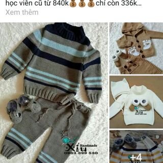 Khóa học đan len cơ bản và đan đồ ấm mùa đông cho bé trai