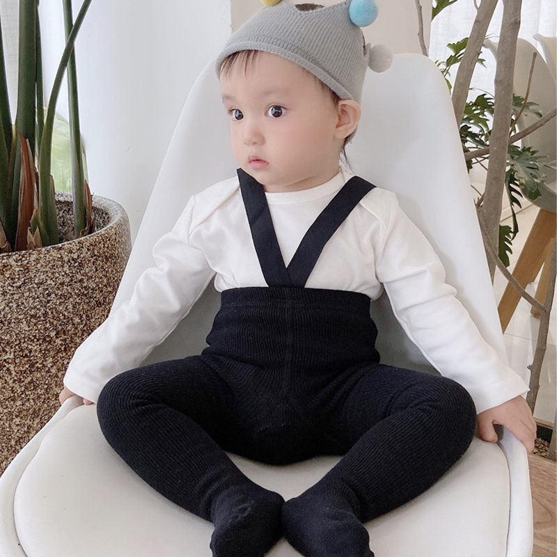 Quần Yếm Bằng Cotton Lưng Cao Dành Cho Trẻ Sơ Sinh