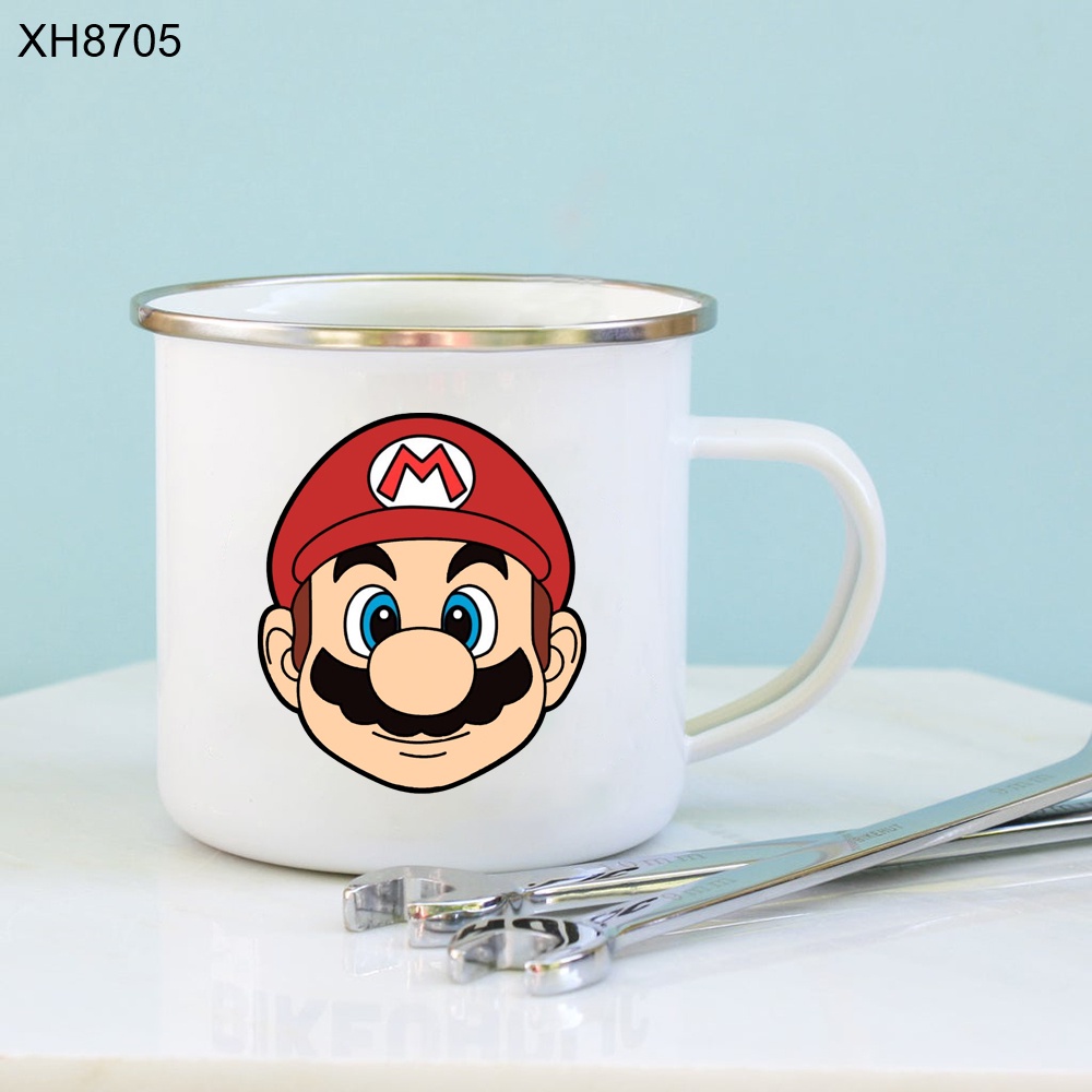 Cốc Sữa Trẻ Em Men Cốc Dễ Thương Super Mario Hoạt Hình Cốc Nước Trẻ Em Bé Trai Bé Gái Men Cốc