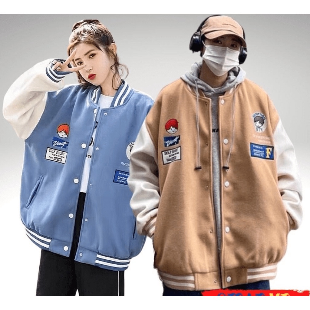 Áo khoác bomber nỉ ngoại cực HOT form to y hình KOKO MI