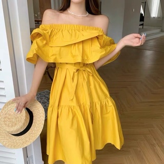 (SẴN) Váy trễ vai bèo