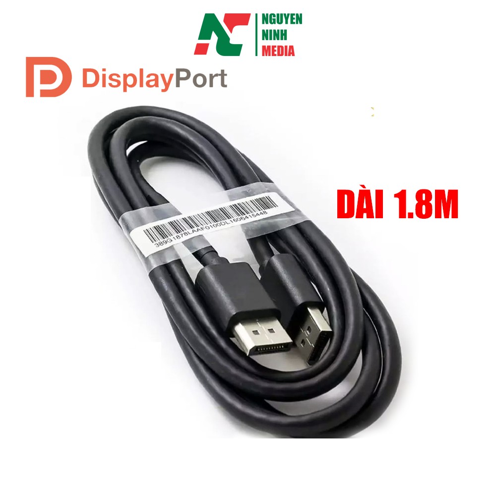 Dây Displayport Xịn bóc màn Dell và một số hãng màn hình khác dài 1.8M