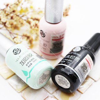 Đồ nail base top cứng móng hoa hồng