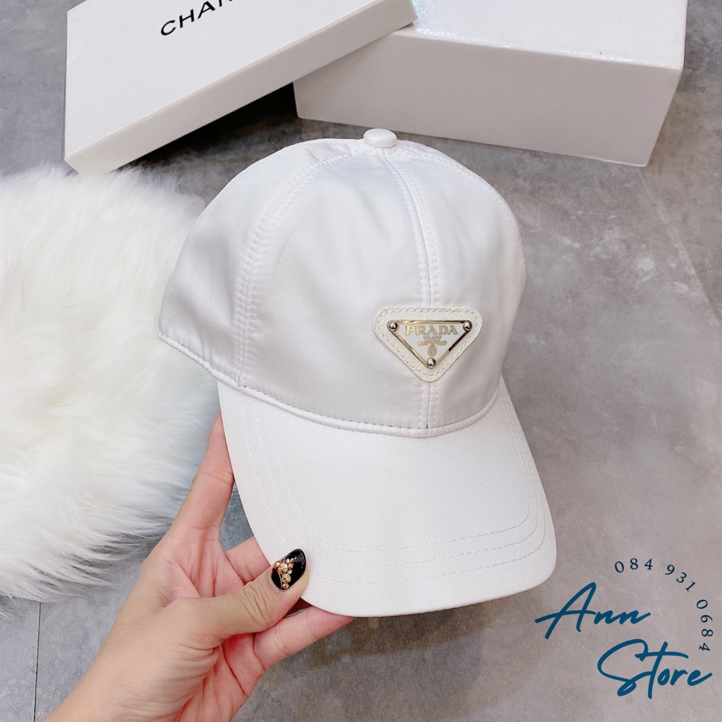 [SALE SỐC] Mũ lưỡi trai Prada mới, chất liệu vải gió 2 lớp cao cấp, bảng màu mới trẻ trung, hàng loại 1 full tag