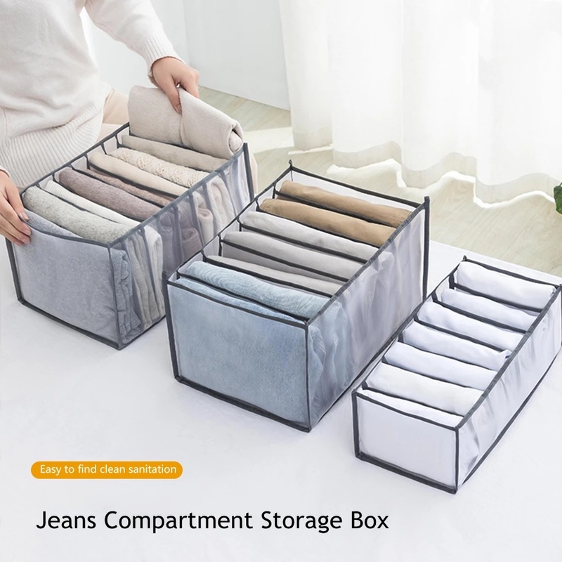 Hộp Đựng Quần Áo 7 Ngăn Đa Năng Tiết Kiệm Không Gian