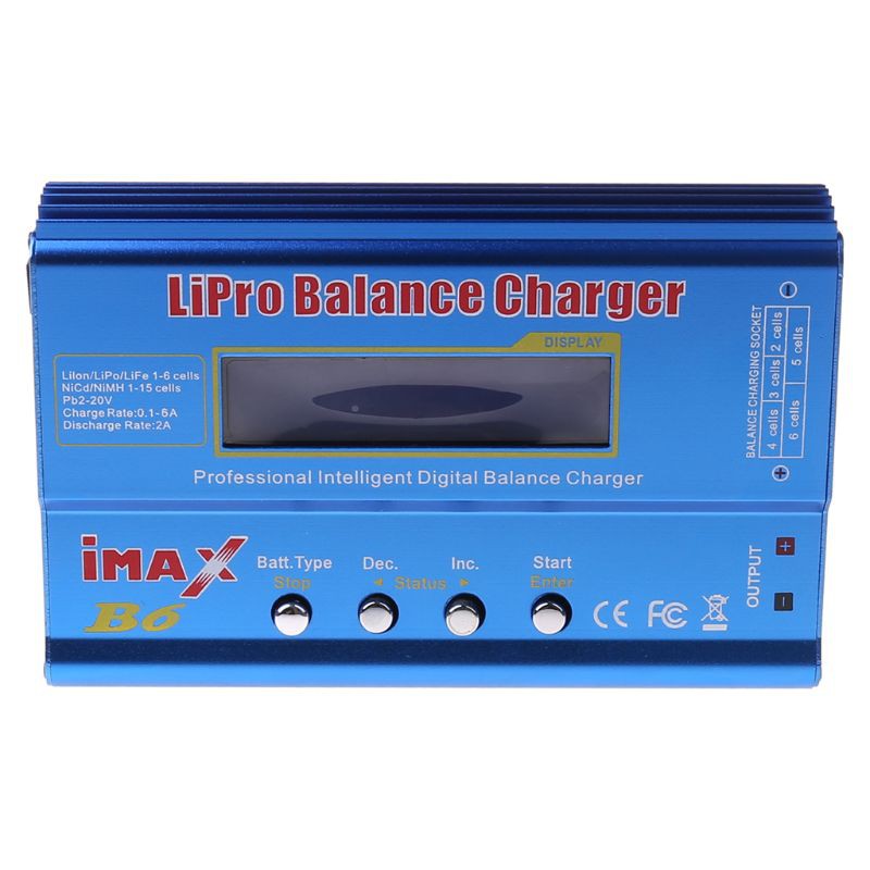 Bộ Sạc Pin Lipo Nimh Li-Ion Ni-Cd Rc Imax B6 80w Rc2240 Rc-2040 Rc-2140 11uv300