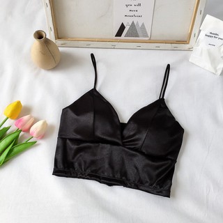 Áo Bra Lụa Phi Bóng 8 Nấc Cài Siêu Hot