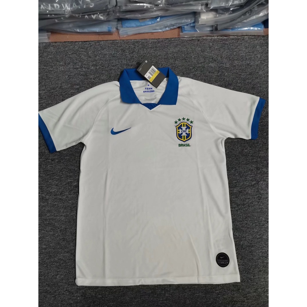 Áo Thun Bóng Đá Đội Tuyển Brazil Copa America Size s-2xl