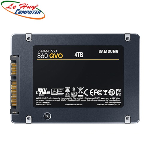 Ổ cứng SSD Samsung 860 QVO 4TB 2.5" (MZ-76Q4T0BW) - Chính Hãng