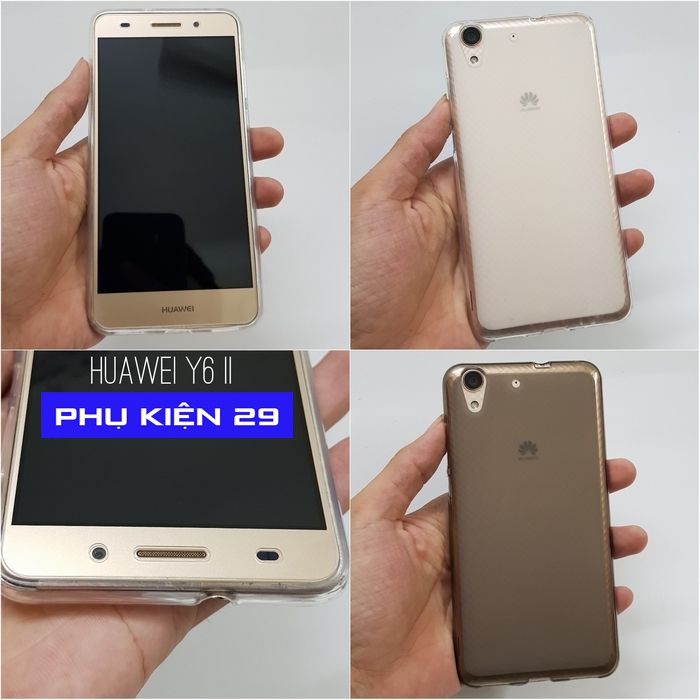 [Huawei Y6 II/Y6 2] Ốp lưng silicon dẻo nhám Pudini