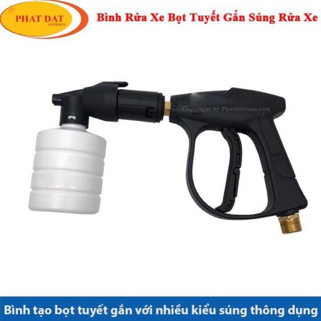 Bình xịt bọt tuyết gắn súng rửa xe thông dụng / bình xịt bọt tuyết