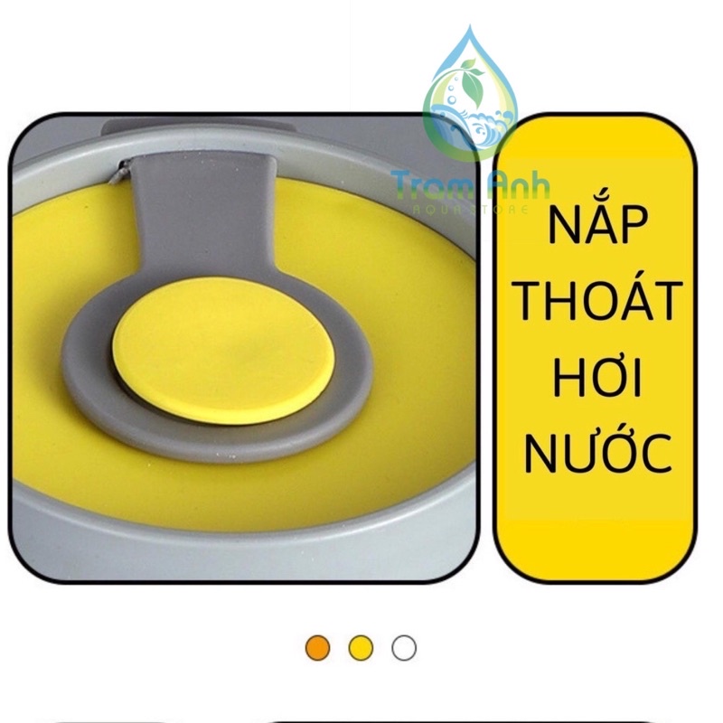 Bình ủ cháo bé vịt vàng - bình giữ nhiệt thực phẩm - tiện lợi nhỏ gọn