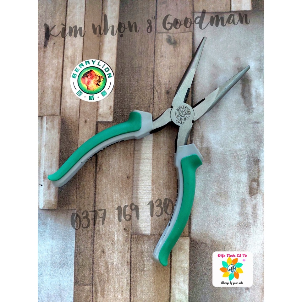 Kìm mũi nhọn 7inch Berrylion Đài Loan